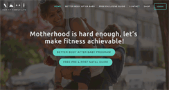 Desktop Screenshot of ourfitfamilylife.com